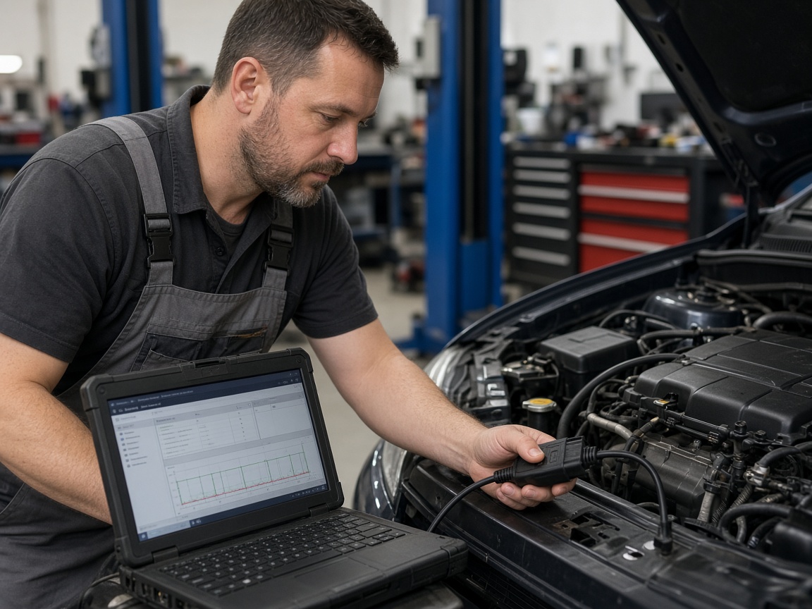 Diagnostic review for a warranty claim